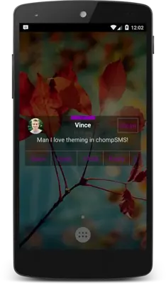 Purple Theme (chomp) android App screenshot 0